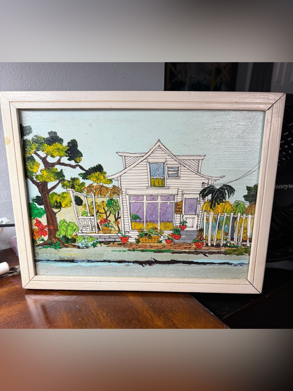 Ann Irvine Signed Key West Lithograph